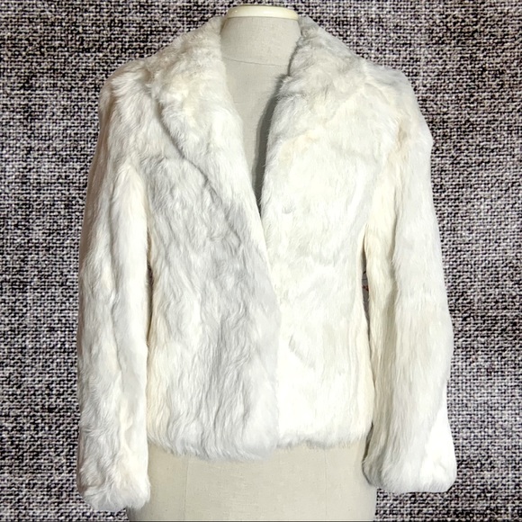 Vintage Rabbit Fur 70's Jacket - Picture 1 of 2